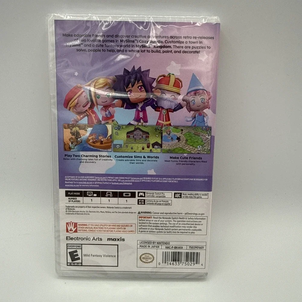 Electronic Arts MySims: Cozy Bundle Switch |‎ VideoGame | English